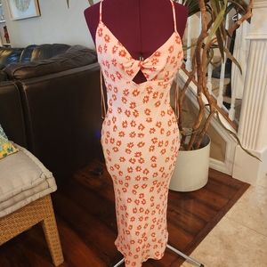 New barbiecore maxi dress